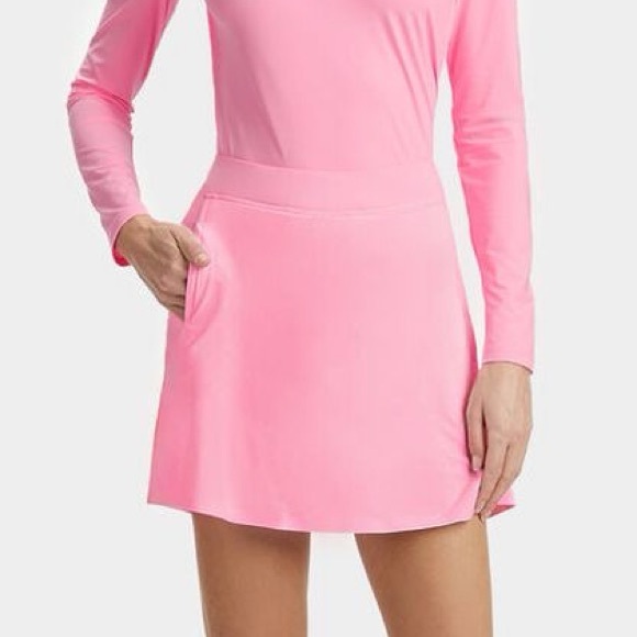 NEW G/Fore SILKY TECH NYLON A-LINE SKORT Candy Pink